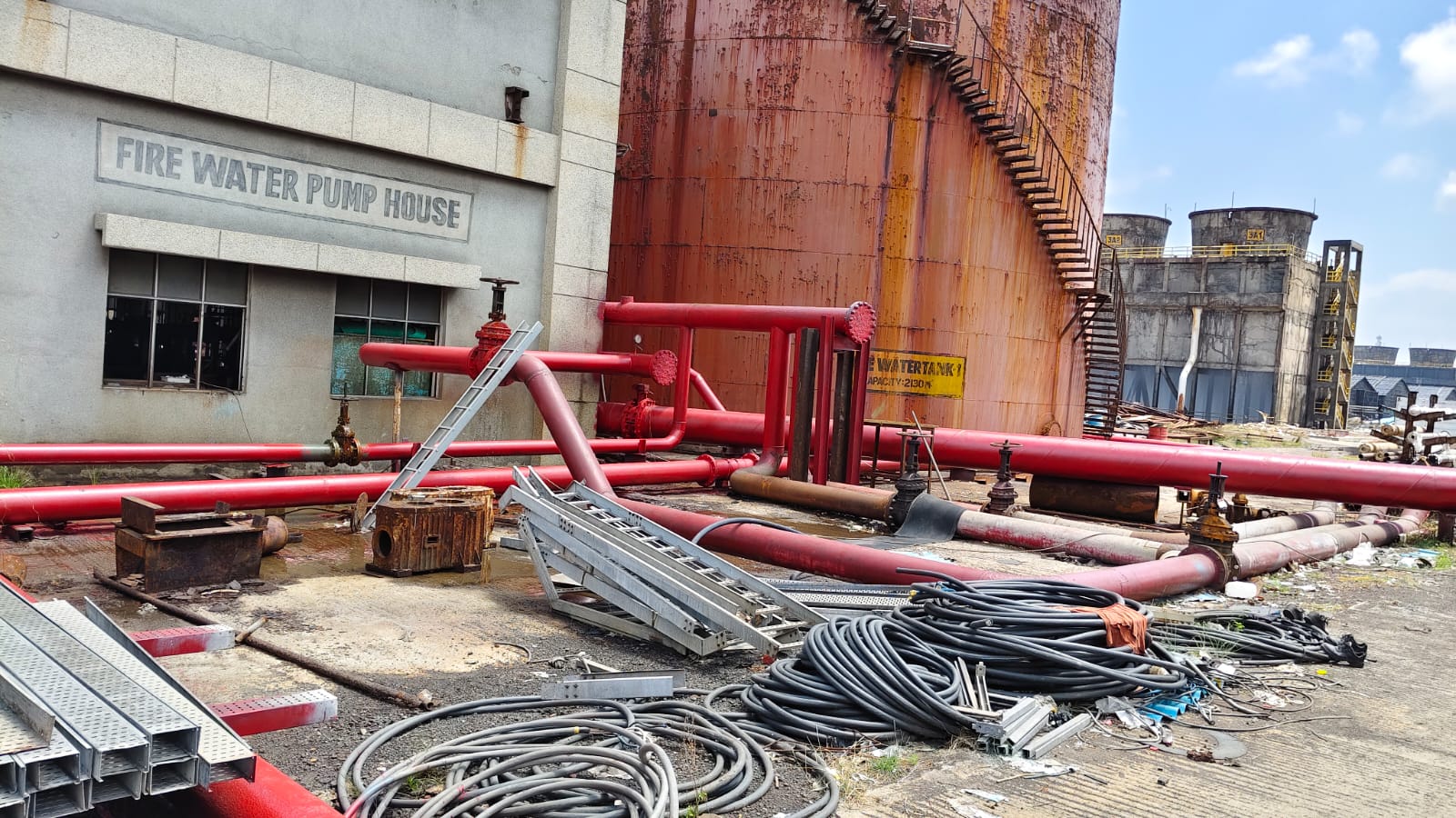 Fire Water Pipeline Work